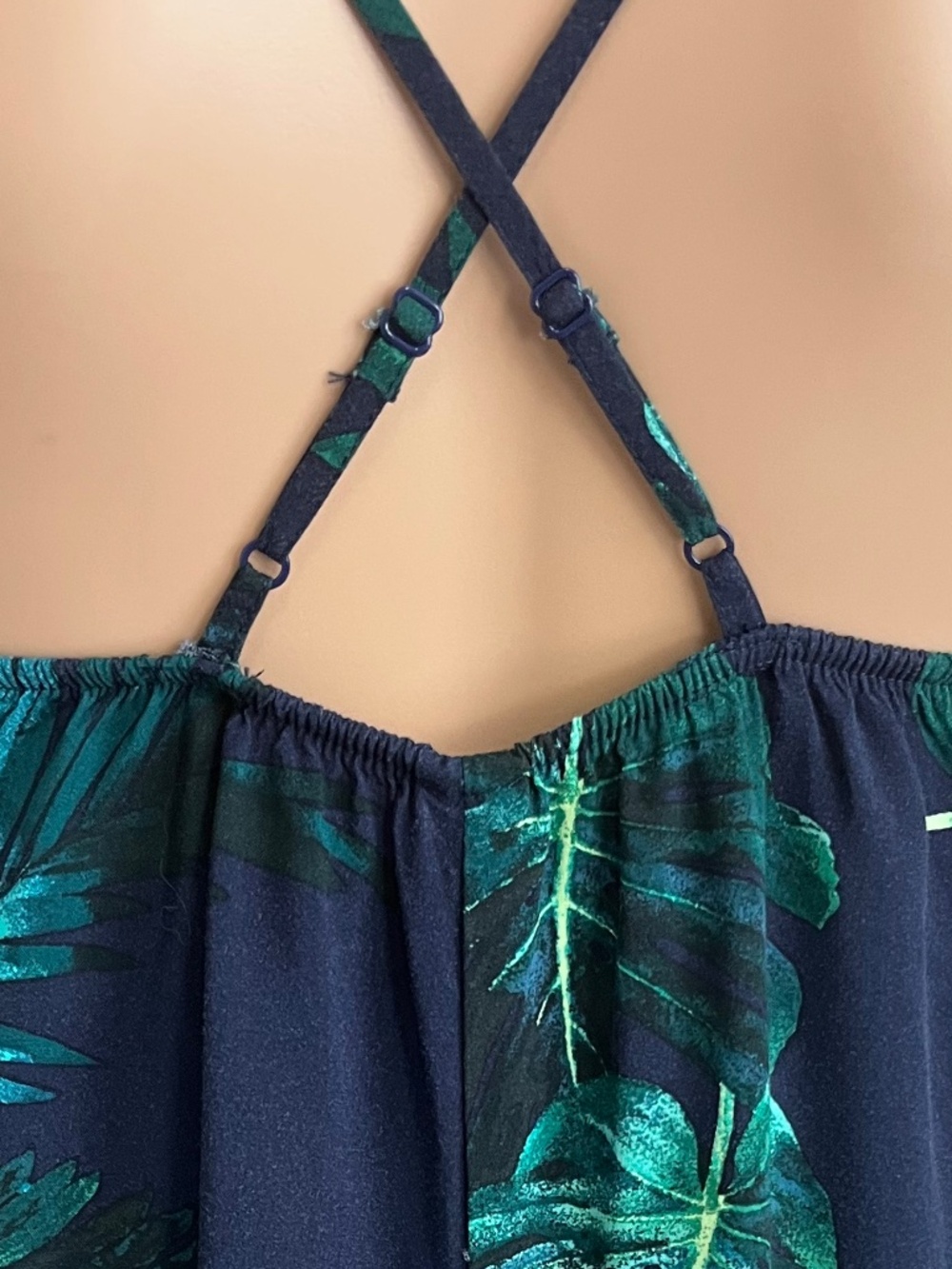 Old Navy Tropical Leaf Print Maxi Dress size S - Picture 6 of 8